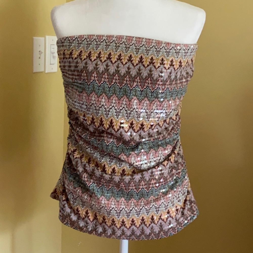 Express strapless top